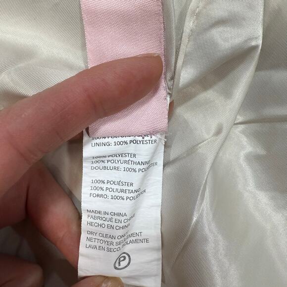 Peter Som Quilted Leather Sherpa Jacket Medium - Picture 5 of 6